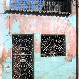 Building with grilles, Cienfuegos, Cuba