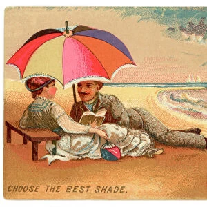 Choose the Best Shade sewing thread trade card