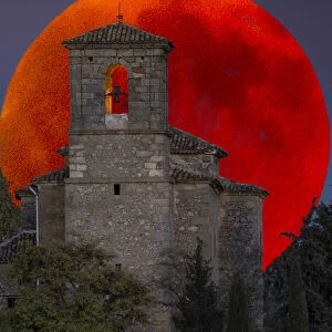 Visual Treasures Photographic Print Collection: Spectacular Blood Moon Art