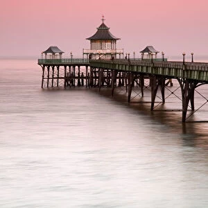 The Great British Seaside Poster Print Collection: Serene Seaside Piers