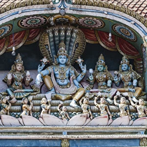 Decorated archway, Tanjore Palace, Sangeetha Mahal, Thanjavur, Tamil Nadu, India