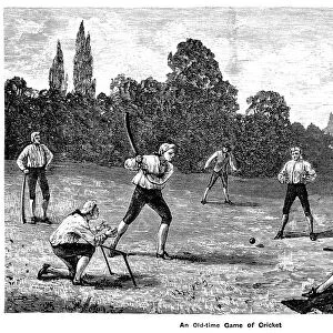 Eighteenth century cricket match