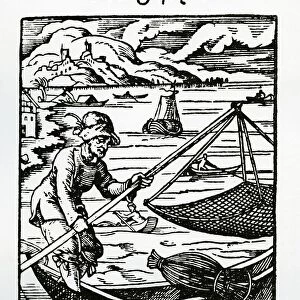 The Fisherman, Book of Estates, 1568, by Jost Amman, also Jobst Amman