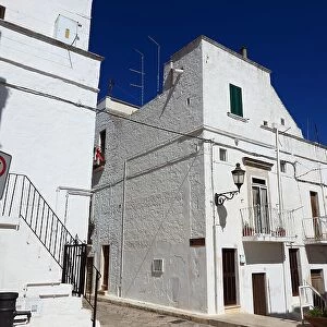 Houses in the old town of Locorotondo, Puglia, Italy