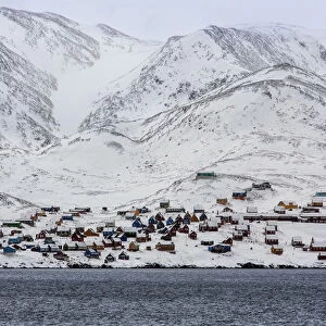 Inuit settlement of Ittoqqortoormiit - Greenland