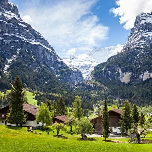 Jungfrau Mountain Range