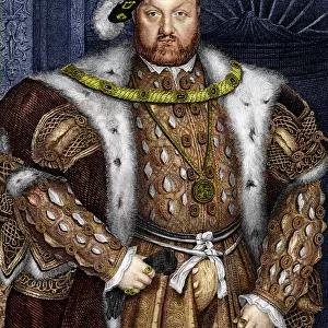 Legends and Icons Framed Print Collection: Henry VIII (1491-1547)