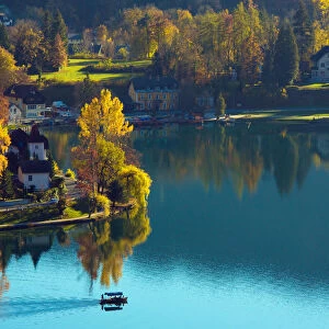 Lake Bled in Slovenia in the autumn