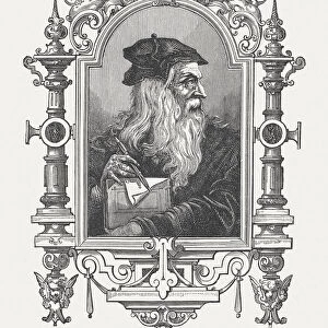 Leonardo da Vinci, Italian polymath, published in 1878