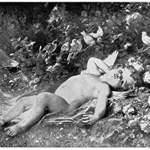Loveas Awakening by Leon Jean Basile Perrault - 19th Century