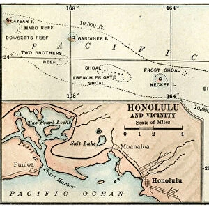 Map of Hawaii 1898