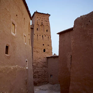 Mud brick buildings at Ait-Benhaddou
