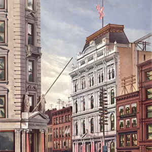 New York Stock Exchange Illustration, 1882