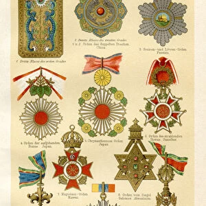Digital Vision Vectors Photographic Print Collection: Order of Merit Illustrations