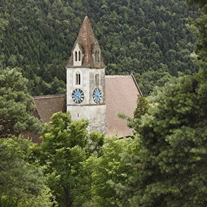 Parish church, Senftenberg, Kremstal calley, Wachau, Lower Austria, Austria, Europe