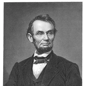 Portrait of Abraham Lincoln, the 16th president of the United States