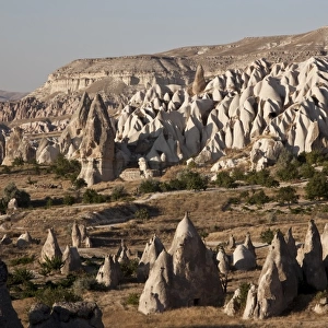 Rock formations, Goreme, Cappadocia, Central Anatolia Region, Turkey