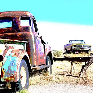Rustic Truck on Route 66