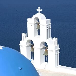 Santorini typical church