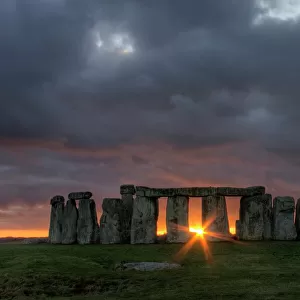 UNESCO World Heritage Photographic Print Collection: Stonehenge, a Prehistoric Monument