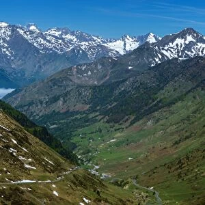 The Valley Of Bareges, Road to The Pic Du Midi and Col Du Tourmalet, Hautes Pyrenees, France