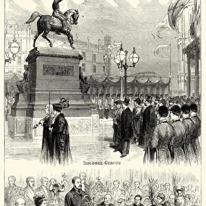 Victorian London - Statue of Prince ALbert, Holborn Circus