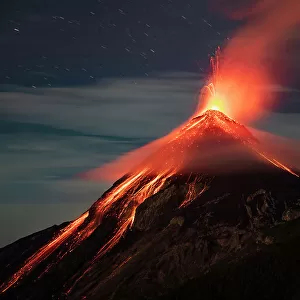 UNESCO World Heritage Photographic Print Collection: Agua Volcano