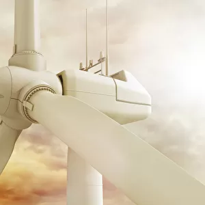 Wind Turbine close up