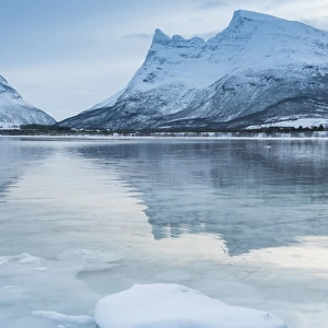 Winter lake in Tromso
