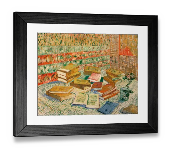 Framed Print : The Yellow Books, 1887 (oil on canvas) Framed Print : The Yellow Books, 1887 (oil on canvas)