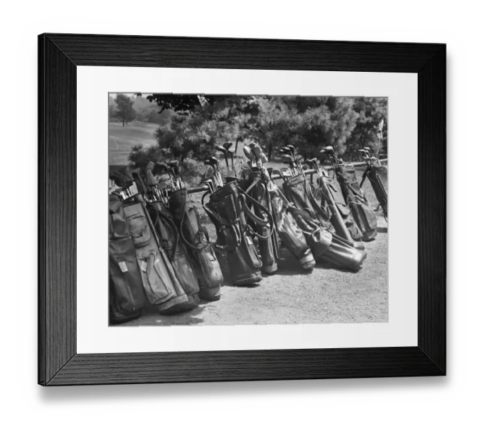 Framed Print : Golf equipment