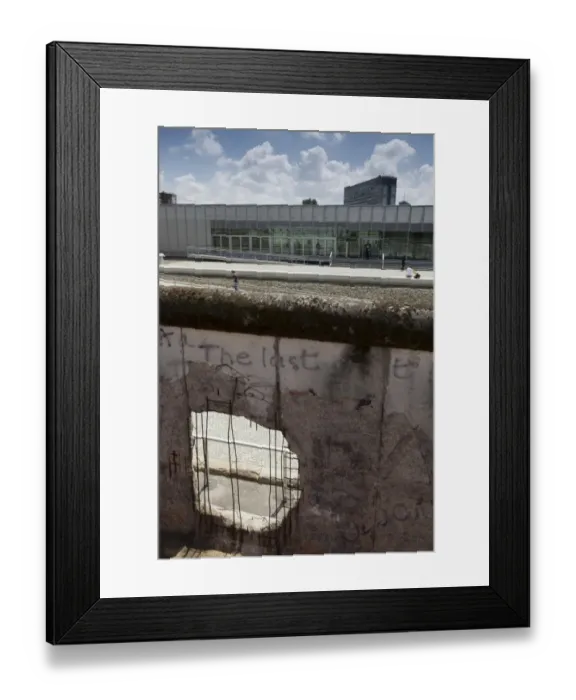 Framed Print : Hole in Berlin Wall, Berlin, Germany Framed Print : Hole in Berlin Wall, Berlin, Germany