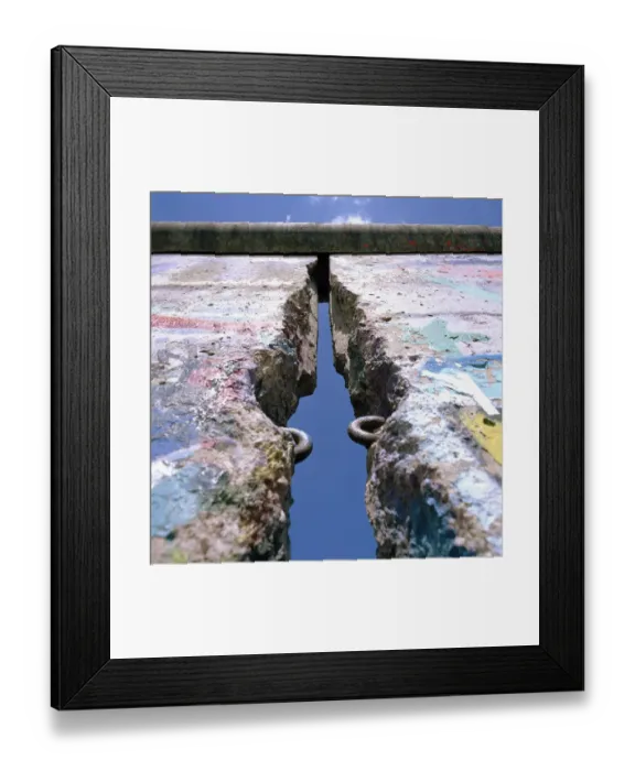 Framed Print : Gap in the Berlin Wall, Germany Framed Print : Gap in the Berlin Wall, Germany