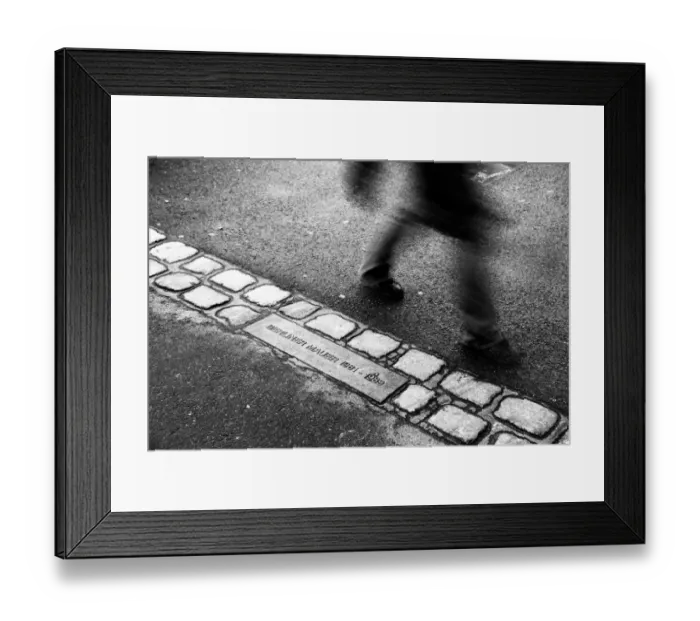 Framed Print : Walking the Berlin Wall Framed Print : Walking the Berlin Wall