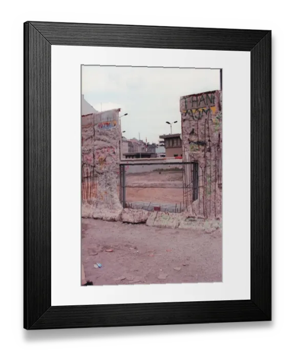 Framed Print : Gap in Berlin Wall, Berlin, Germany Framed Print : Gap in Berlin Wall, Berlin, Germany