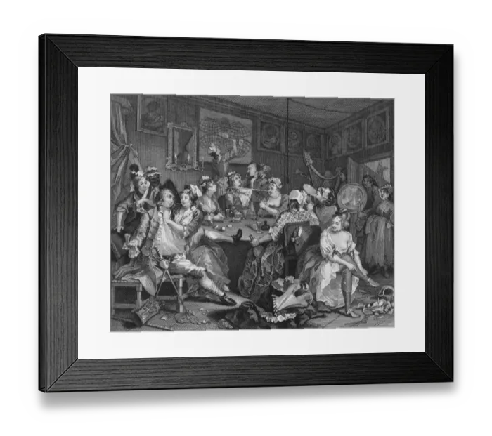 Framed Print : The Rakes Progress