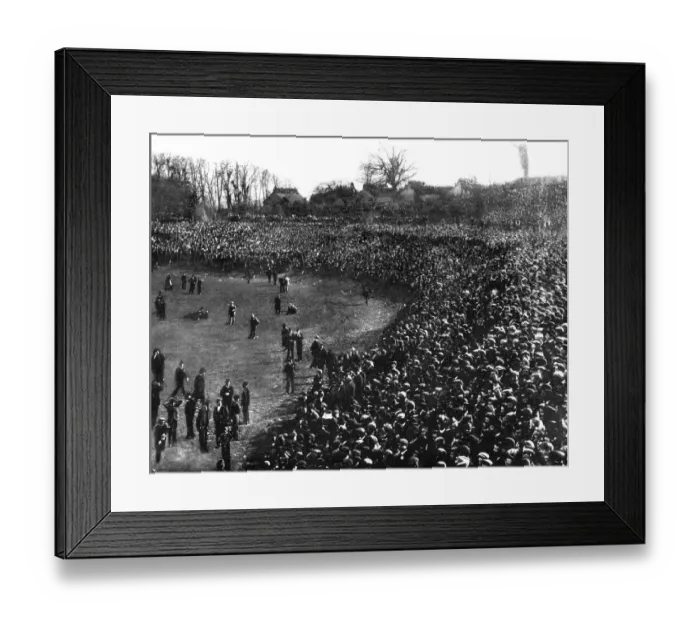 Framed Print : Cup Final Crowds Framed Print : Cup Final Crowds