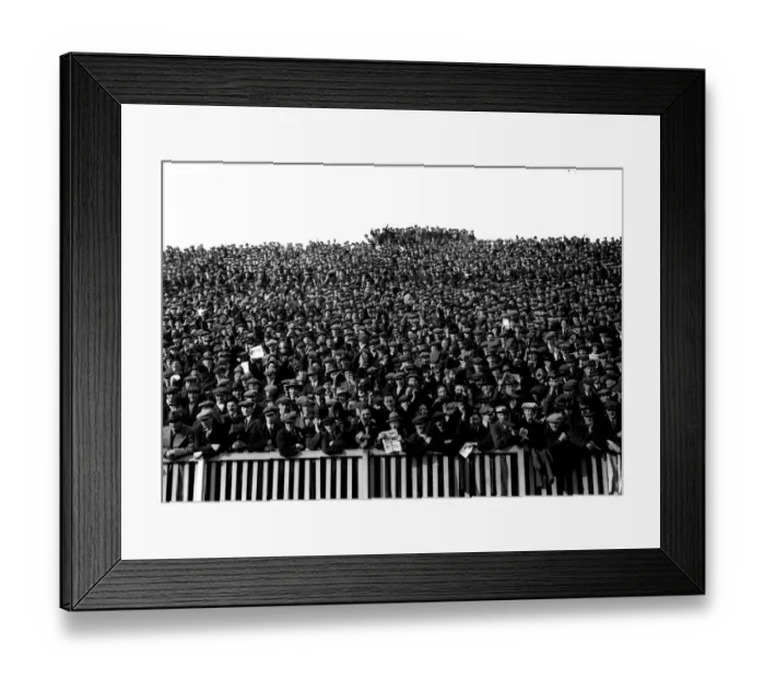 Framed Print : Crowd Of Supporters