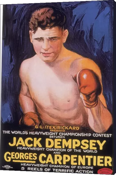 Jack Dempsey Boxing Poster