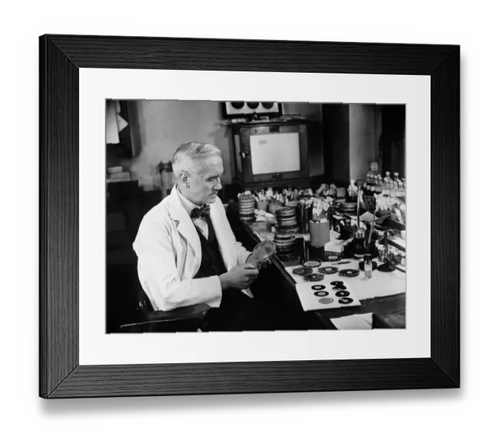 Framed Print : Sir Alexander Fleming Framed Print : Sir Alexander Fleming