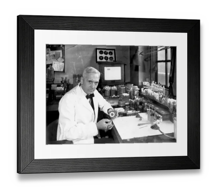 Framed Print : Sir Alexander Fleming Framed Print : Sir Alexander Fleming