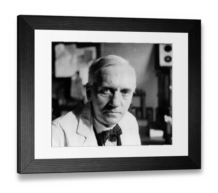Framed Print : Sir Alexander Fleming Framed Print : Sir Alexander Fleming