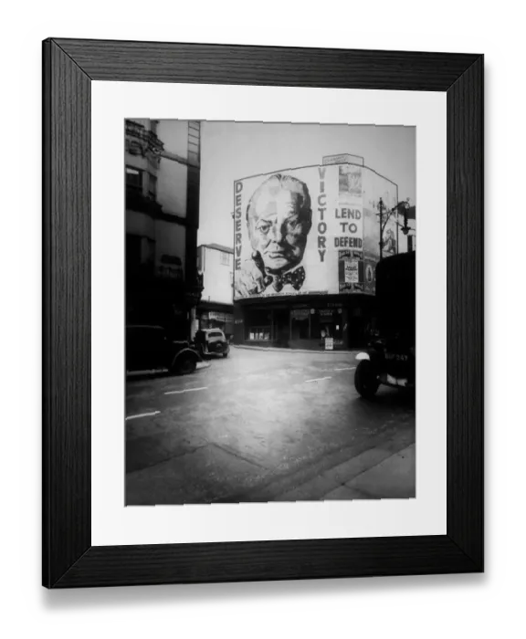 Framed Print : Churchill Poster Framed Print : Churchill Poster