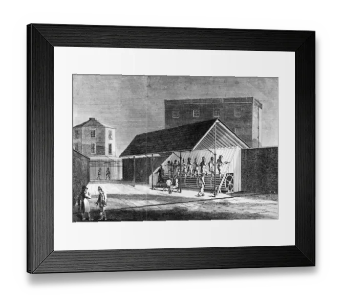 Framed Print : Brixton Treadmill