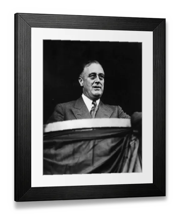 Framed Print : FDR. circa 1932: The American statesman and 32nd American President Franklin Framed Print : FDR. circa 1932: The American statesman and 32nd American President Franklin