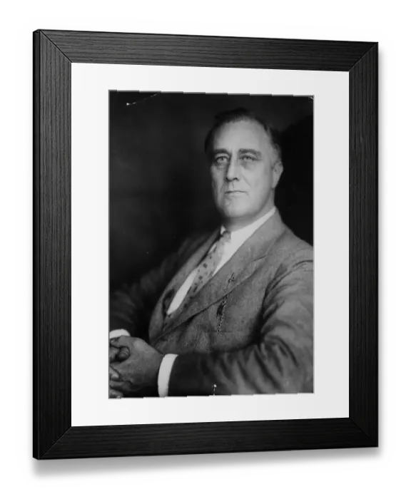 Framed Print : Franklin Roosevelt