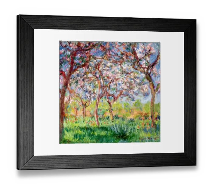 Framed Print : Printemps a Giverny, 1903 (oil on canvas) Framed Print : Printemps a Giverny, 1903 (oil on canvas)