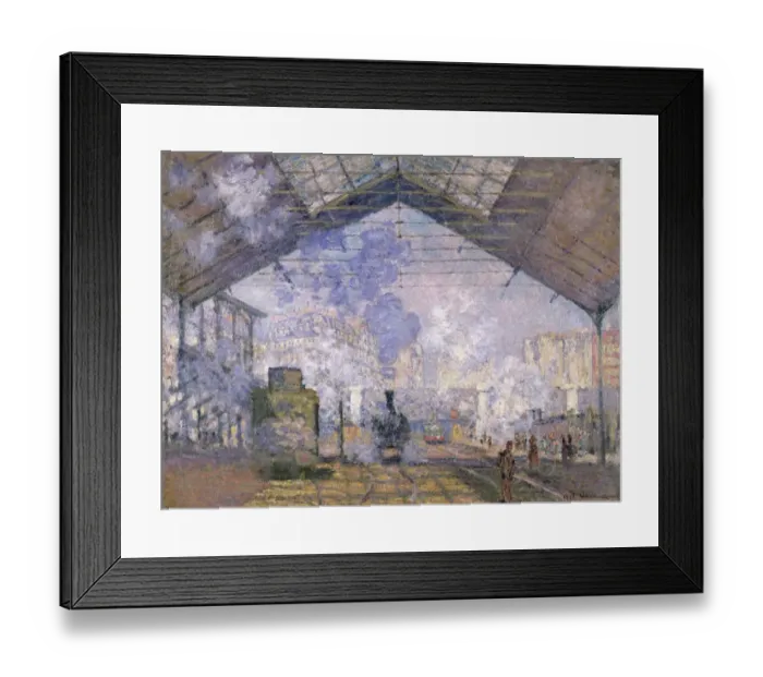 Framed Print : The Gare St. Lazare, 1877 (oil on canvas) Framed Print : The Gare St. Lazare, 1877 (oil on canvas)