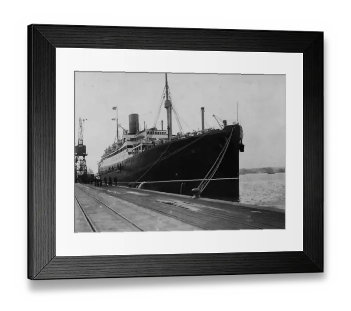 Framed Print : SS Ascania