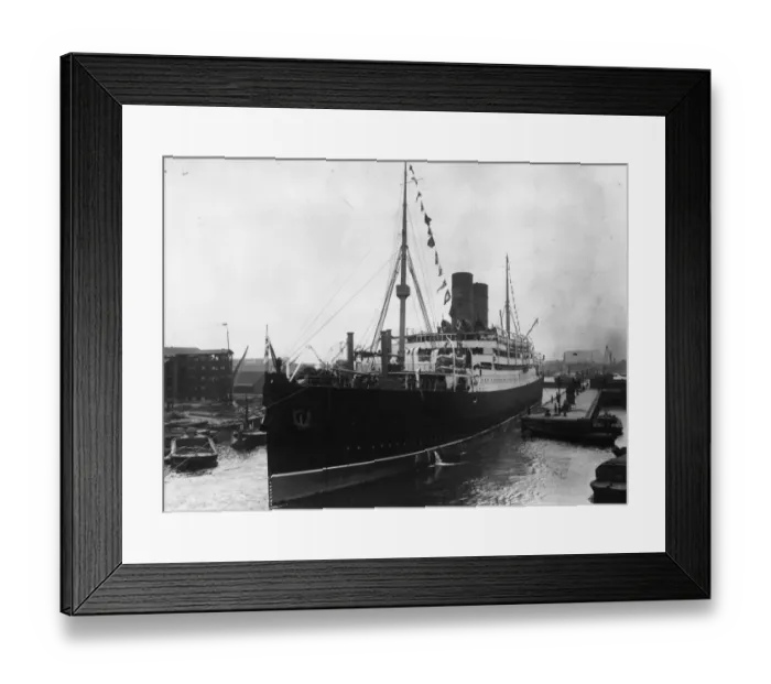Framed Print : SS Andania